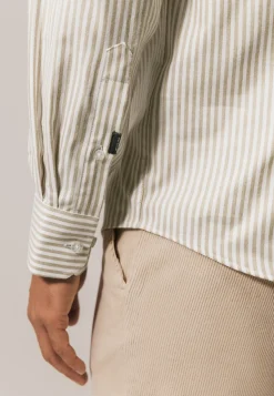 Twill overhemd met streepdessin-State of Art Online