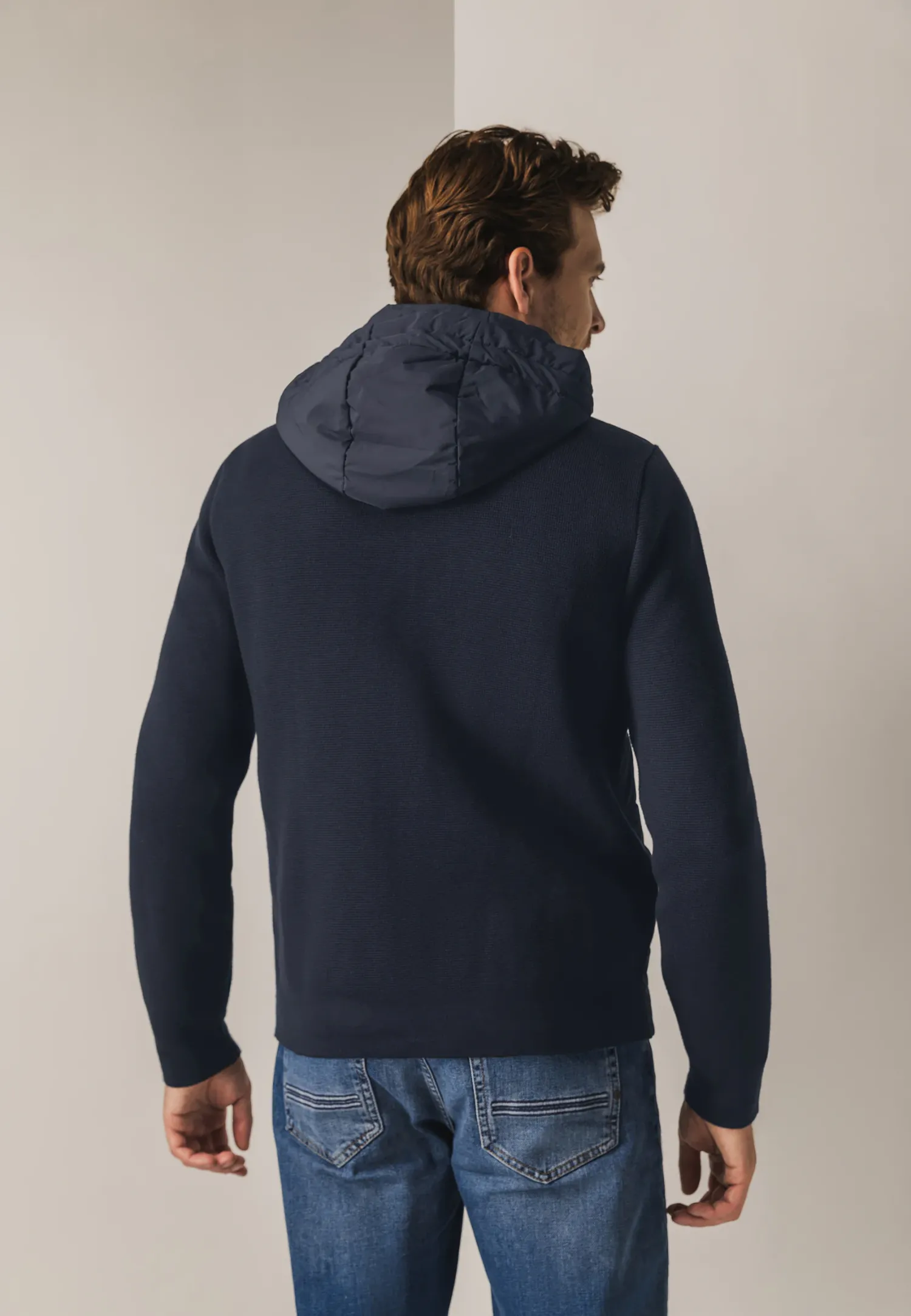 Vest met nylon voorkant-State of Art Sale